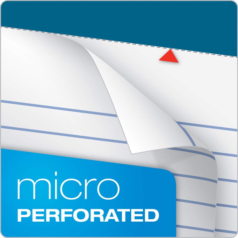 TOPS Docket Writing Pads  8-1/2"" x 14""  Legal Rule  White Paper  50 Sheets  12 Pack (63590) - Image 3